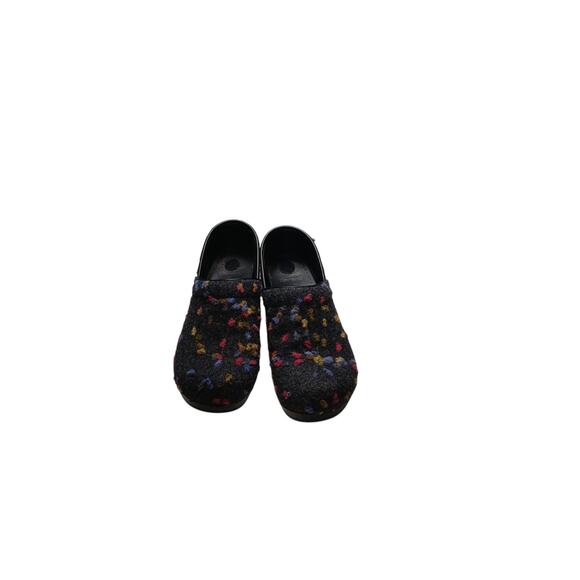 womens dansko clogs woven grunge cottage slipons - Picture 1 of 5